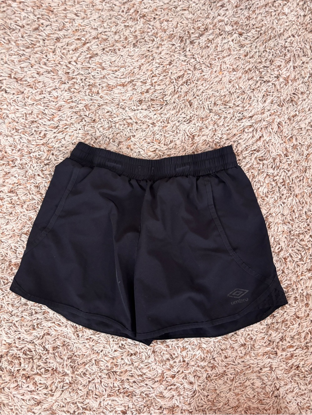 Umbro Black Performance Athletic Shorts